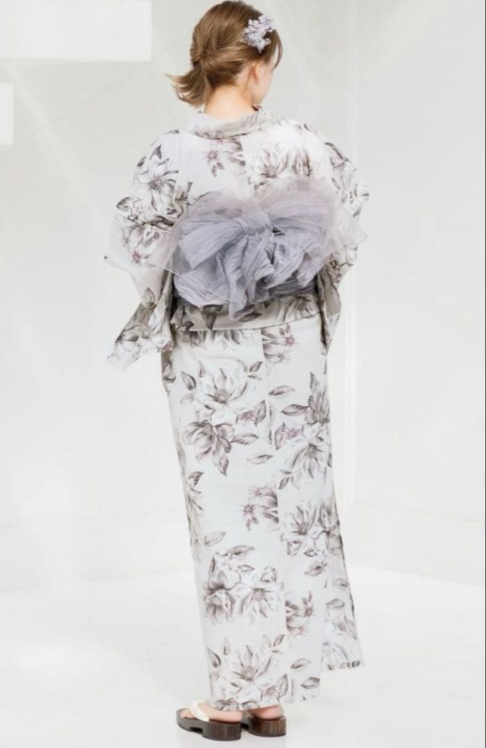 【新品未使用】浴衣5点セット Dita ブルーグレー