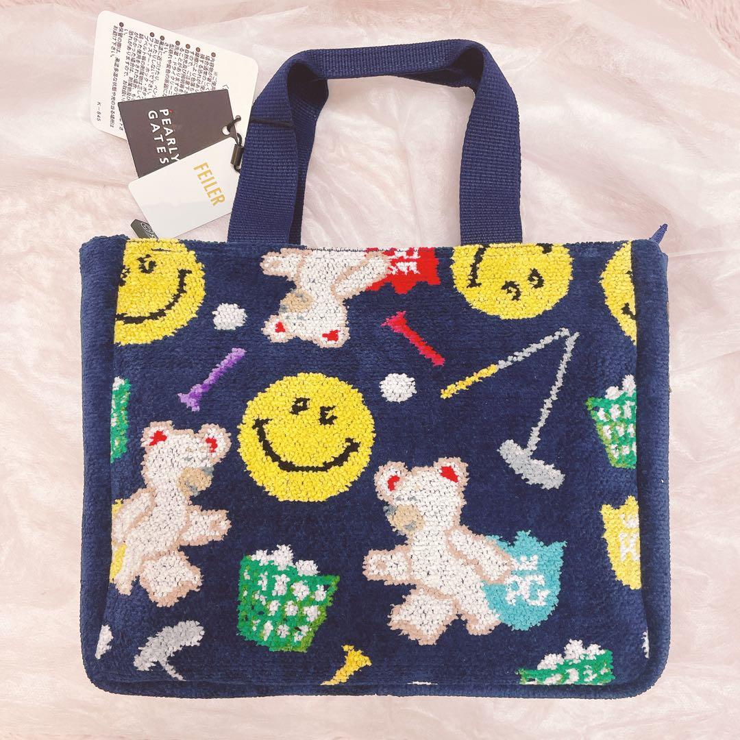 新品⭐︎限定パーリーゲイツ×フェイラー　コラボ　柄合わせ最高　カートバッグ