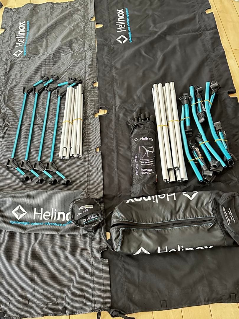 ヘリノックス　コットワンコンバーチブル　ハイレッグ/ライトコット セット