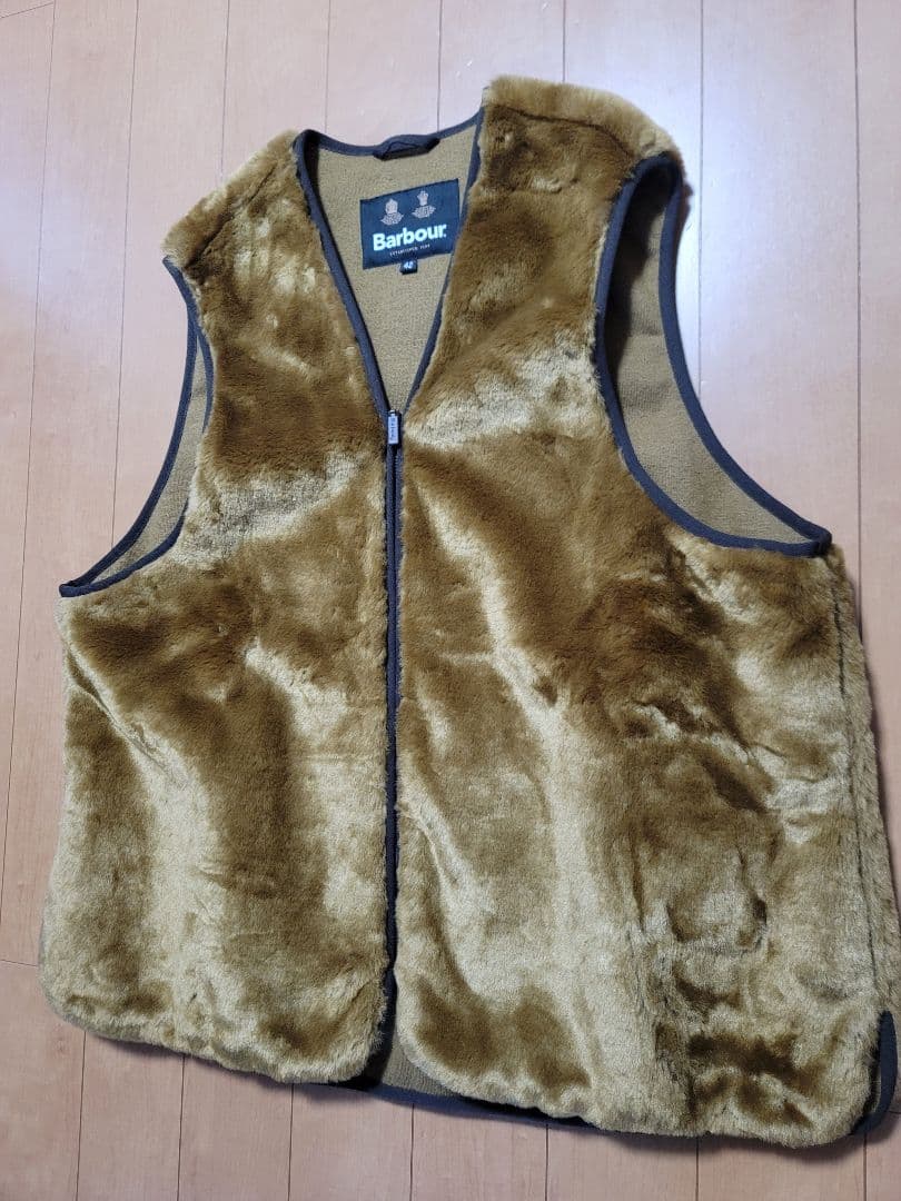 Barbour ブラウン ライナーベスト42サイズXL対応新品未使用品タグあり