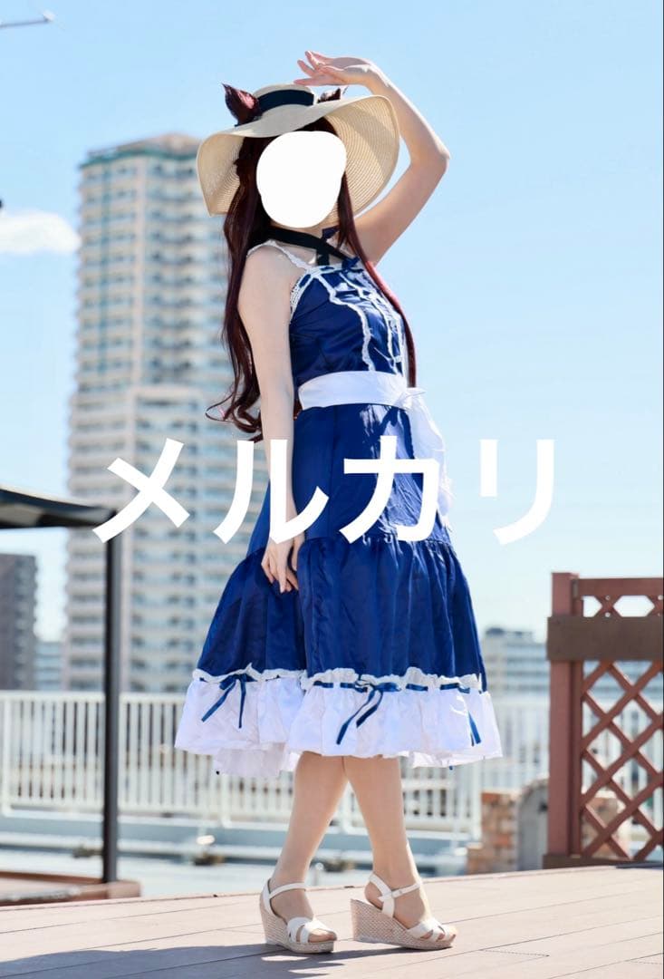 ウマ娘 コスプレ メジロドーベル 夏 衣装 バカンスサフィール セット売り