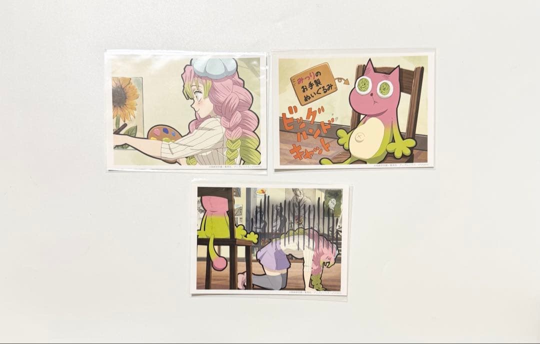 鬼滅の刃　キメツ学園　場面写ブロマイド　甘露寺蜜璃　7枚セット