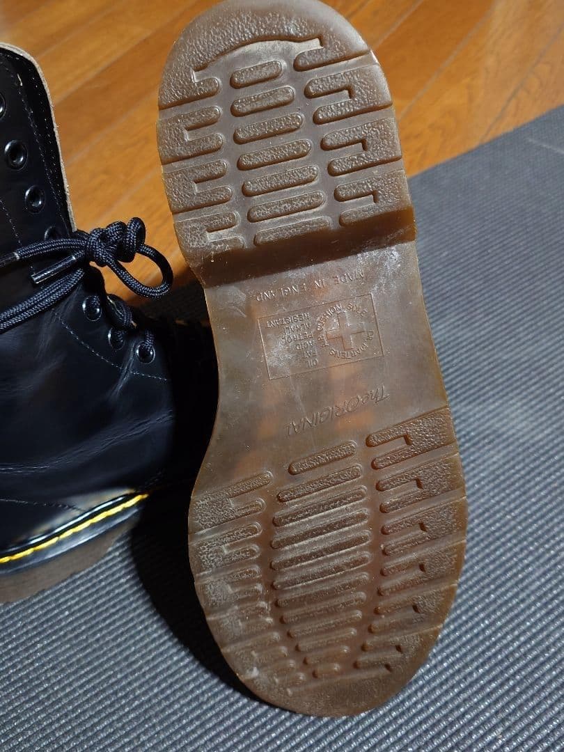 ドクターマーチン スチールトゥ uk8 イングランド 英国製 11ホールブーツ