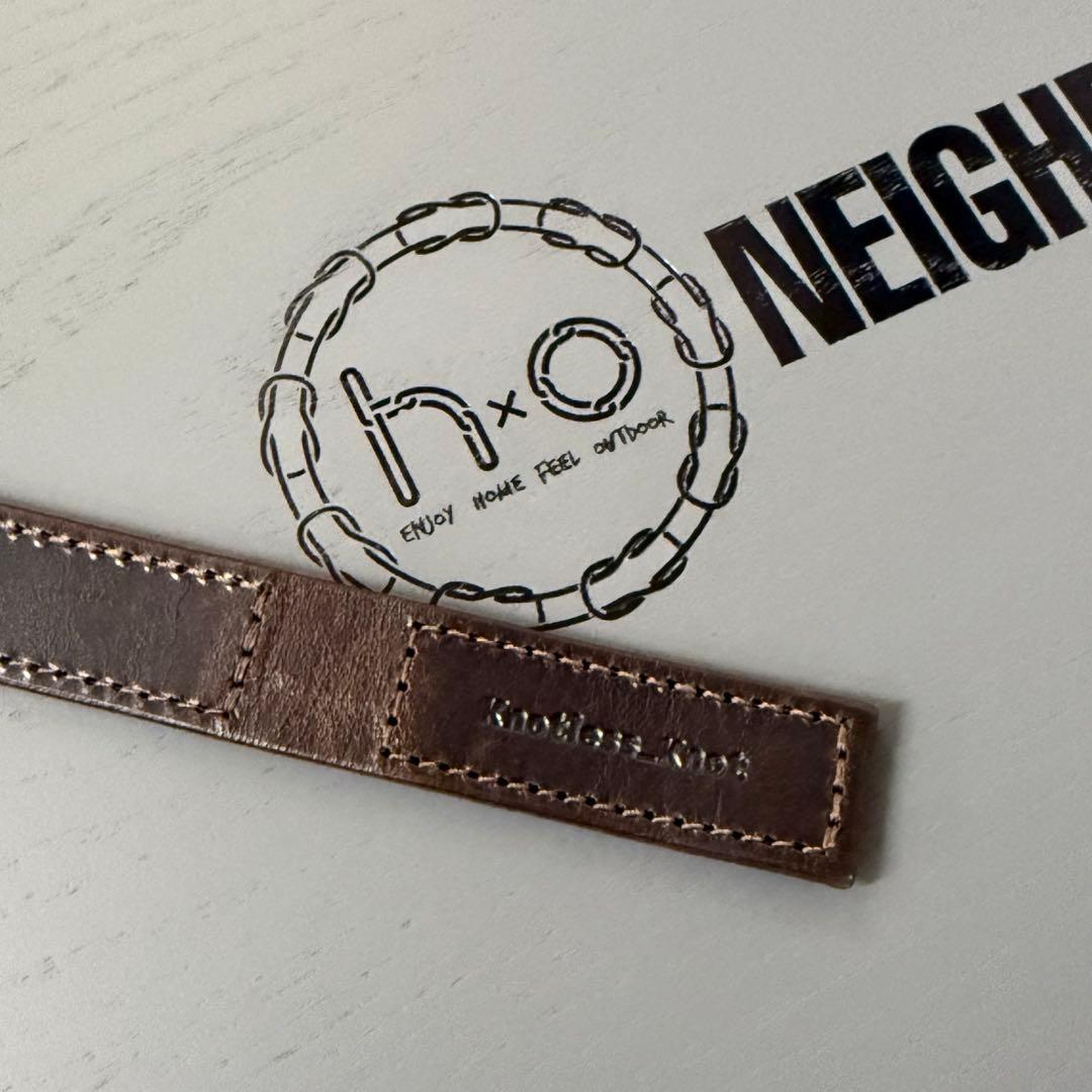 hxo テーブル モジュラーテーブル knotless knot レザーベルト