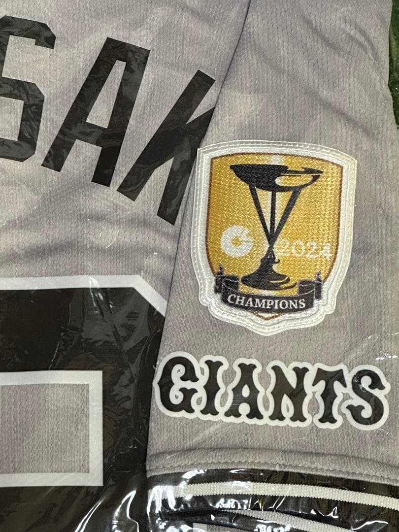 読売ジャイアンツ 山崎 セリーグチャンピオンエンブレム レプリカユニフォーム M