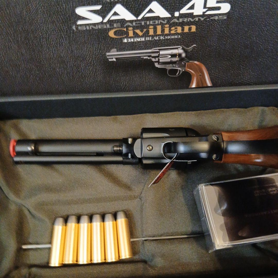 SAA.45 シビリアン 4 3/4インチ ブラック東京マルイ　スペアカート付き