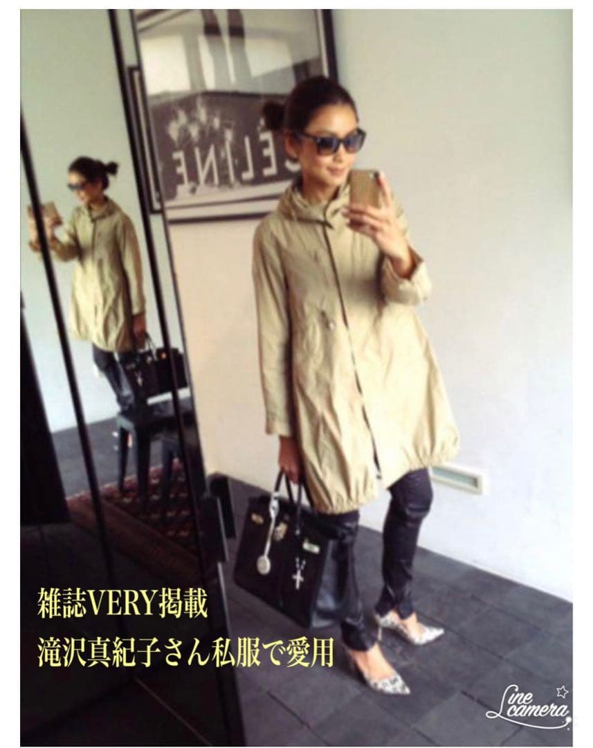 MONCLER JOSEPHINE ジョセフィーヌモッズコート雑誌掲載モデル