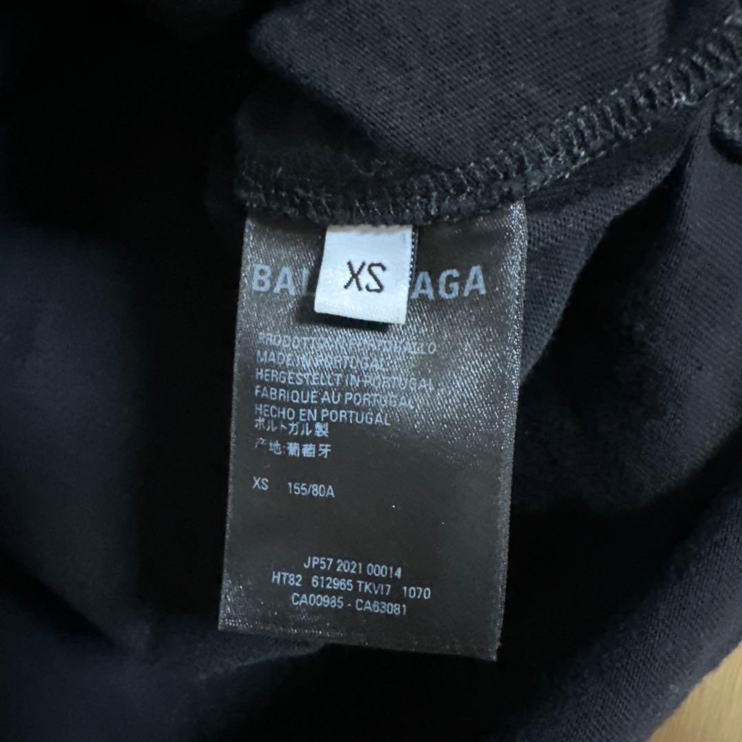 BALENCIAGA ピクセルロゴTシャツ