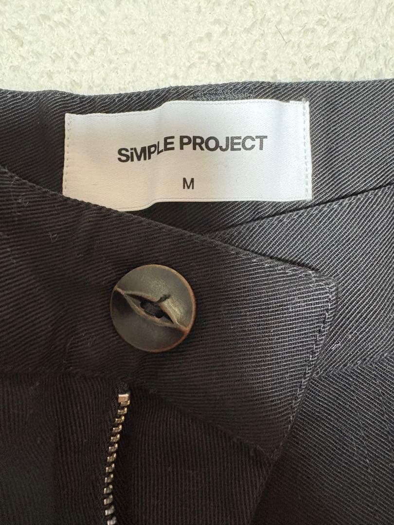 Mサイズ　Simple Project ブラックワイドパンツ