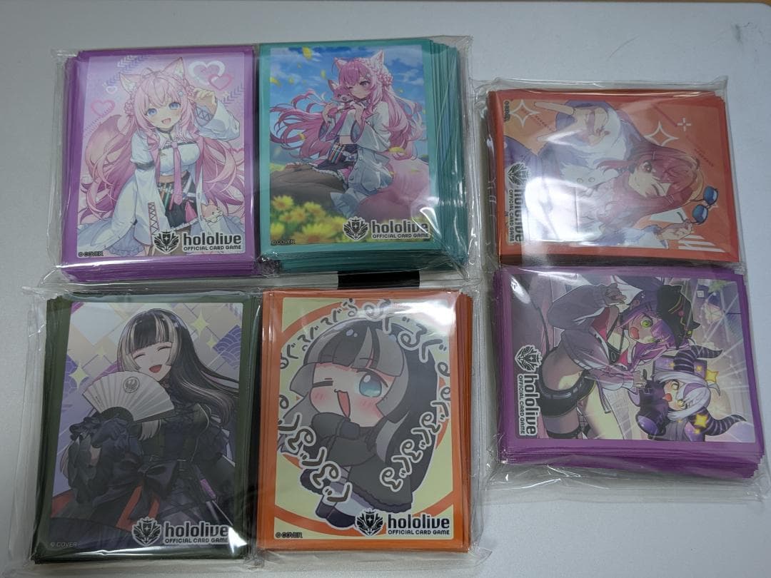 ホロカスリーブセット　博衣こより　儒烏風亭らでん　一条莉々華　常闇トワ&ラプラス