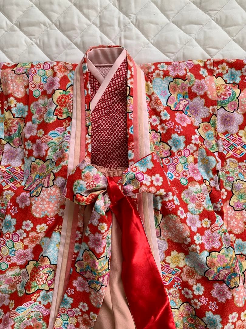 十二単風　ベビー　ハンドメイド　*ひな祭り　*お食い初め　*初節句