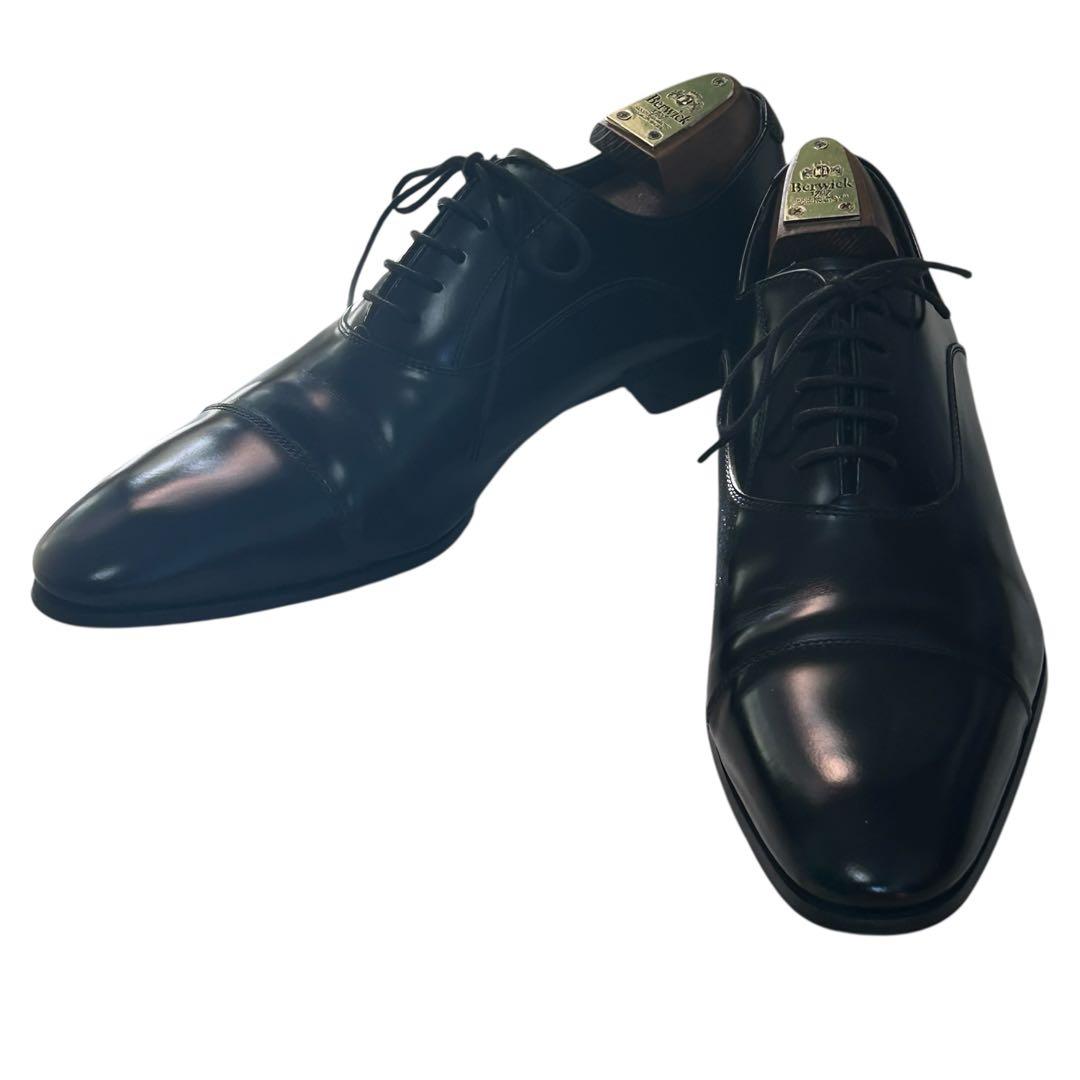 新品未使用　人気モデル　リーガルストレートチップ 011R ブラック 25.5