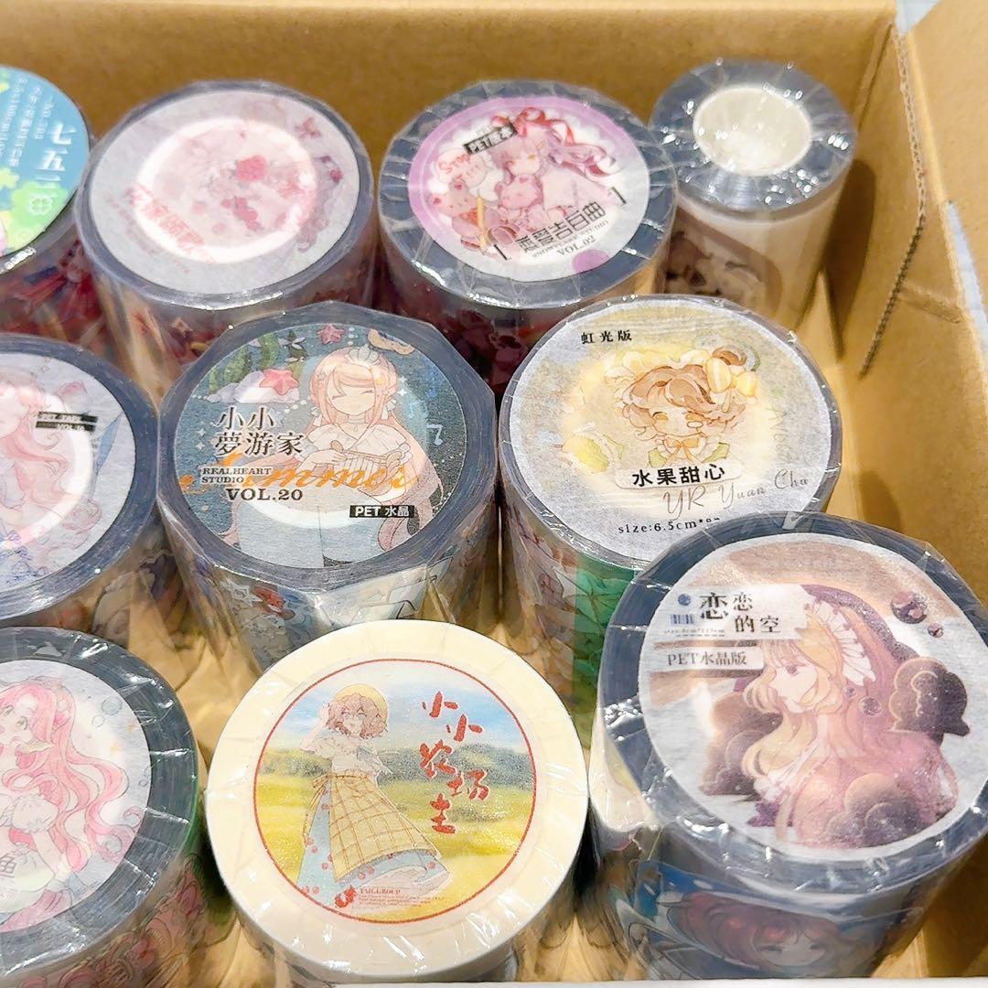 【かわいい系多め】人物マステ 13巻 新品 まとめ売り 海外マステ