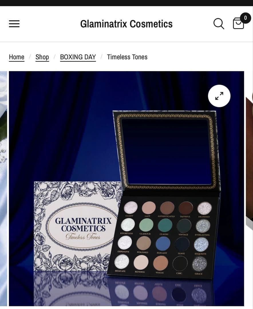 Glaminatrix Timeless Tones アイシャドウパレット