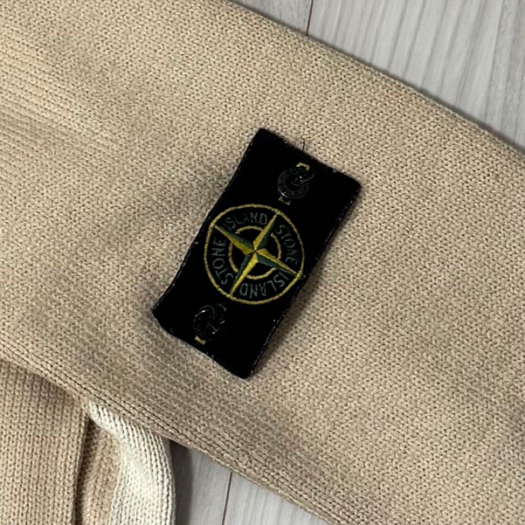 00s STONE  ドライバーズニット ベージュ　XL