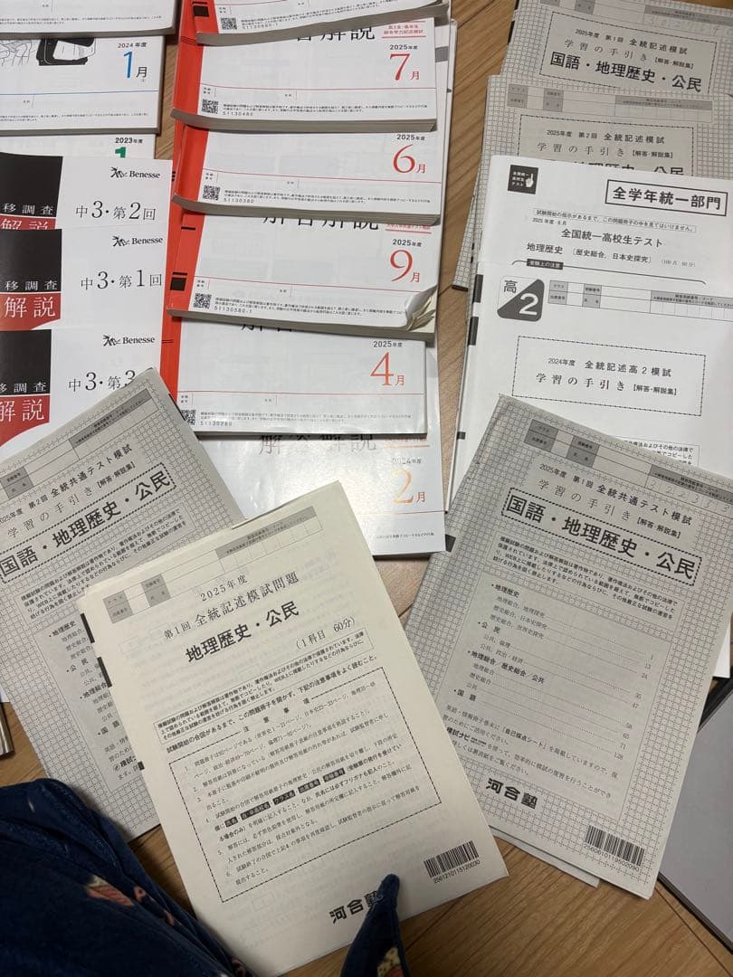 模試 解答解説 2022 2023 2024 2025