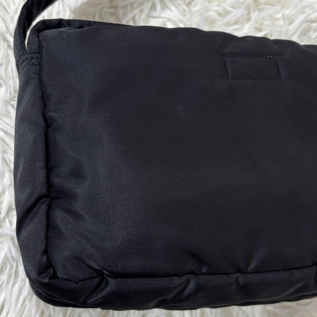【美品】 PORTER ポーター タンカー ショルダーバッグ 2層 ブラック