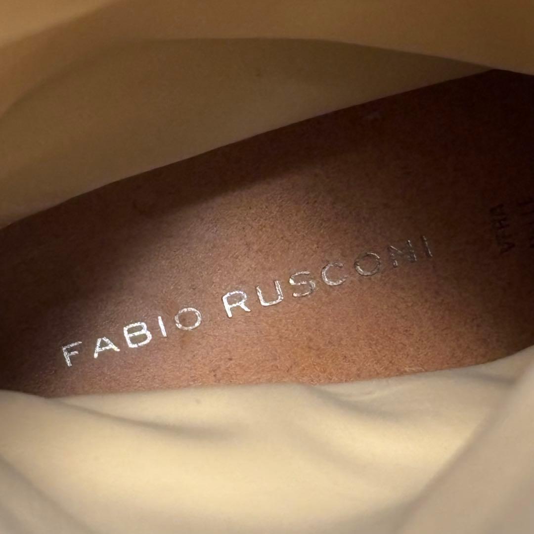 新品　ファビオルスコーニ　ロングブーツ　スエード　ベージュ　フラット　2146