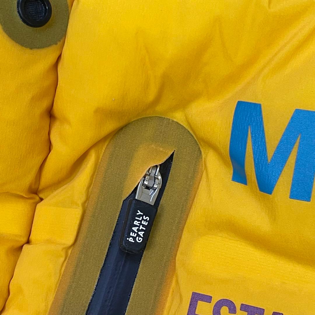 極美品　PEARLY GATES イエローダウンジャケット ダウンコート