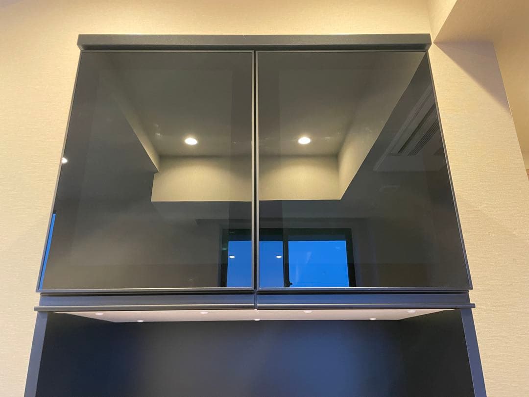 ニトリ リガーレ 組み合わせキッチンボード　ブラック