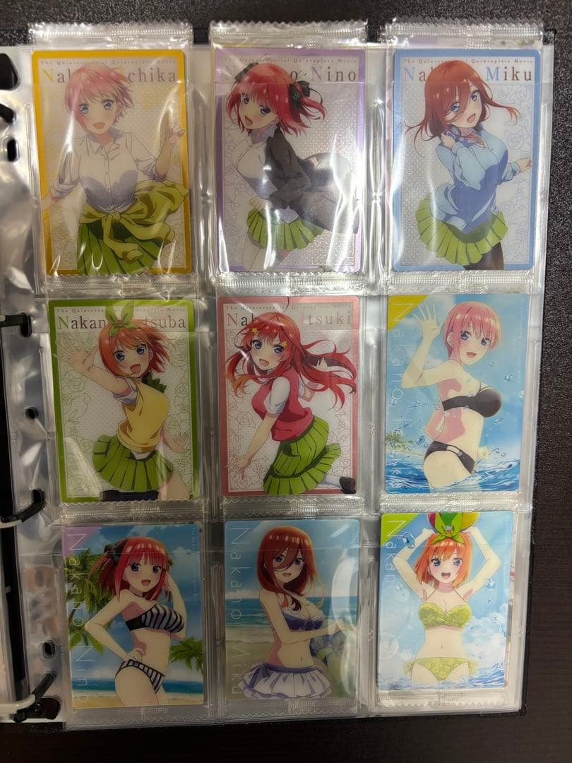 五等分の花嫁ウエハース　過去弾全てフルコンプリート品　未開封品