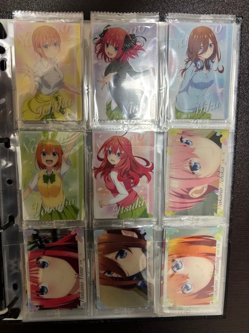 五等分の花嫁ウエハース　過去弾全てフルコンプリート品　未開封品