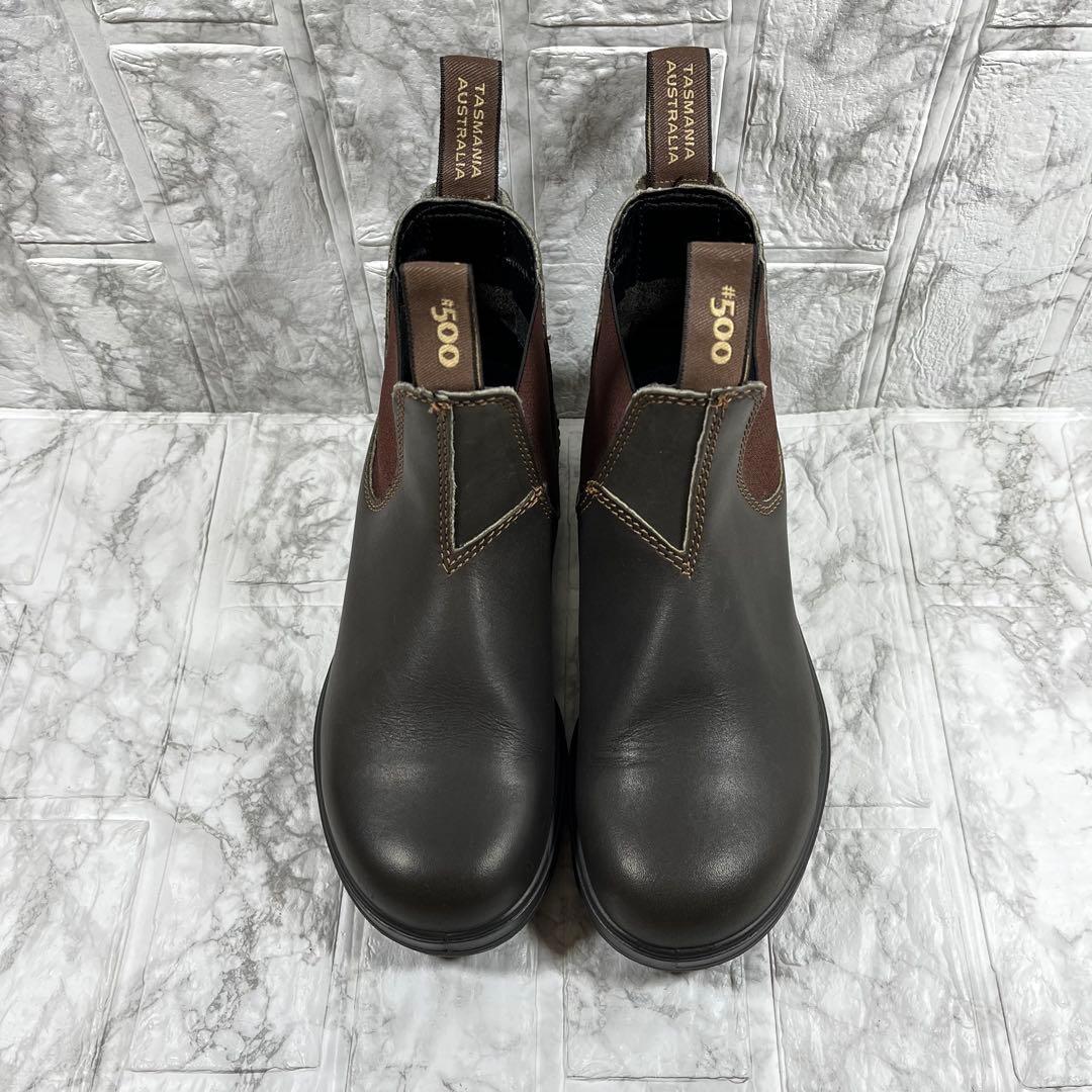 【極美品】blundstone チェルシーブーツ　サイドゴア　23.5-24㎝