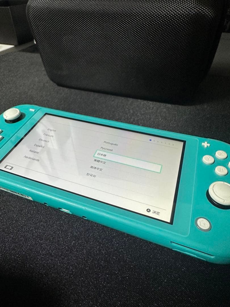 Nintendo Switch Lite ターコイズ 本体とケース付き