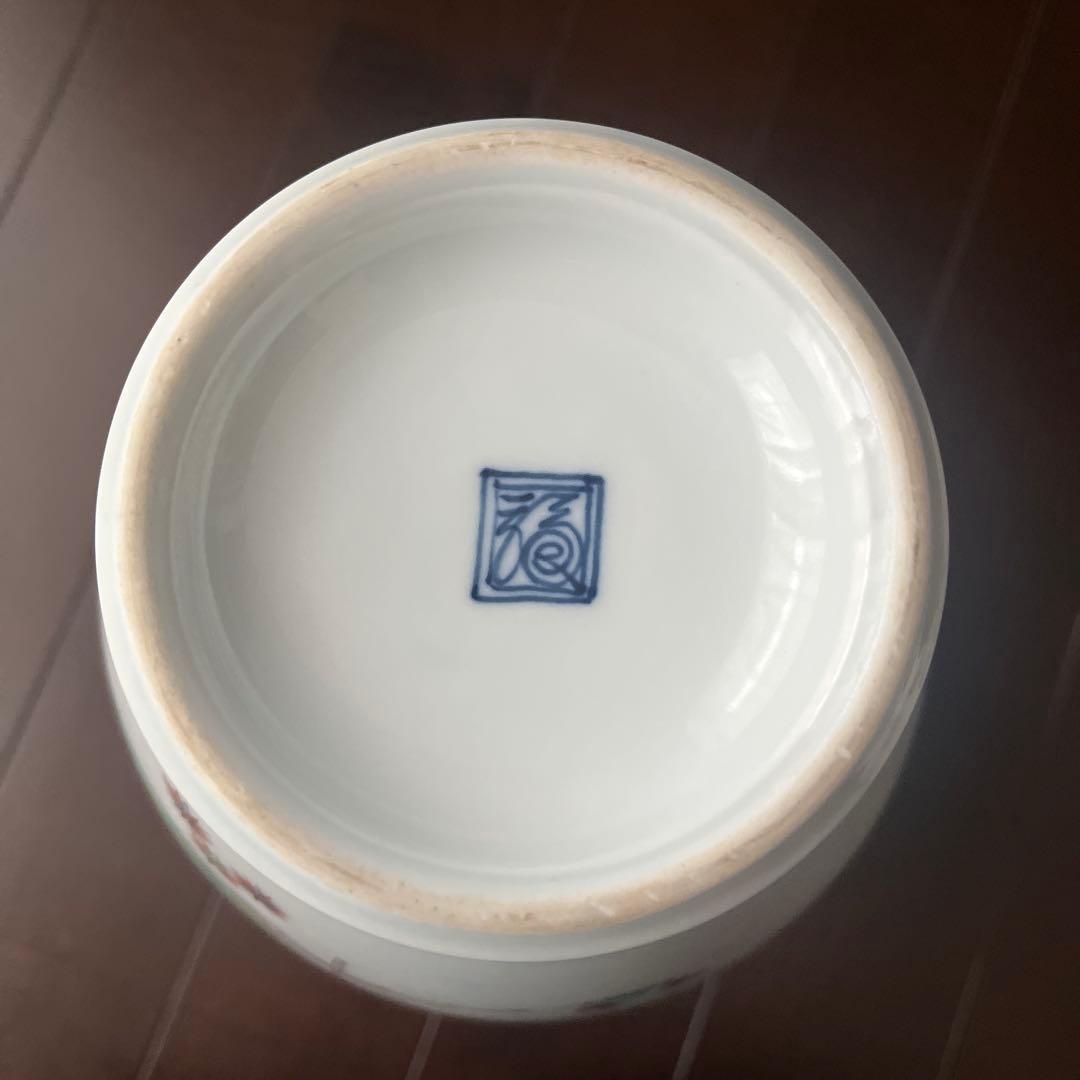 酒井田柿右衛門　二重角福　花瓶