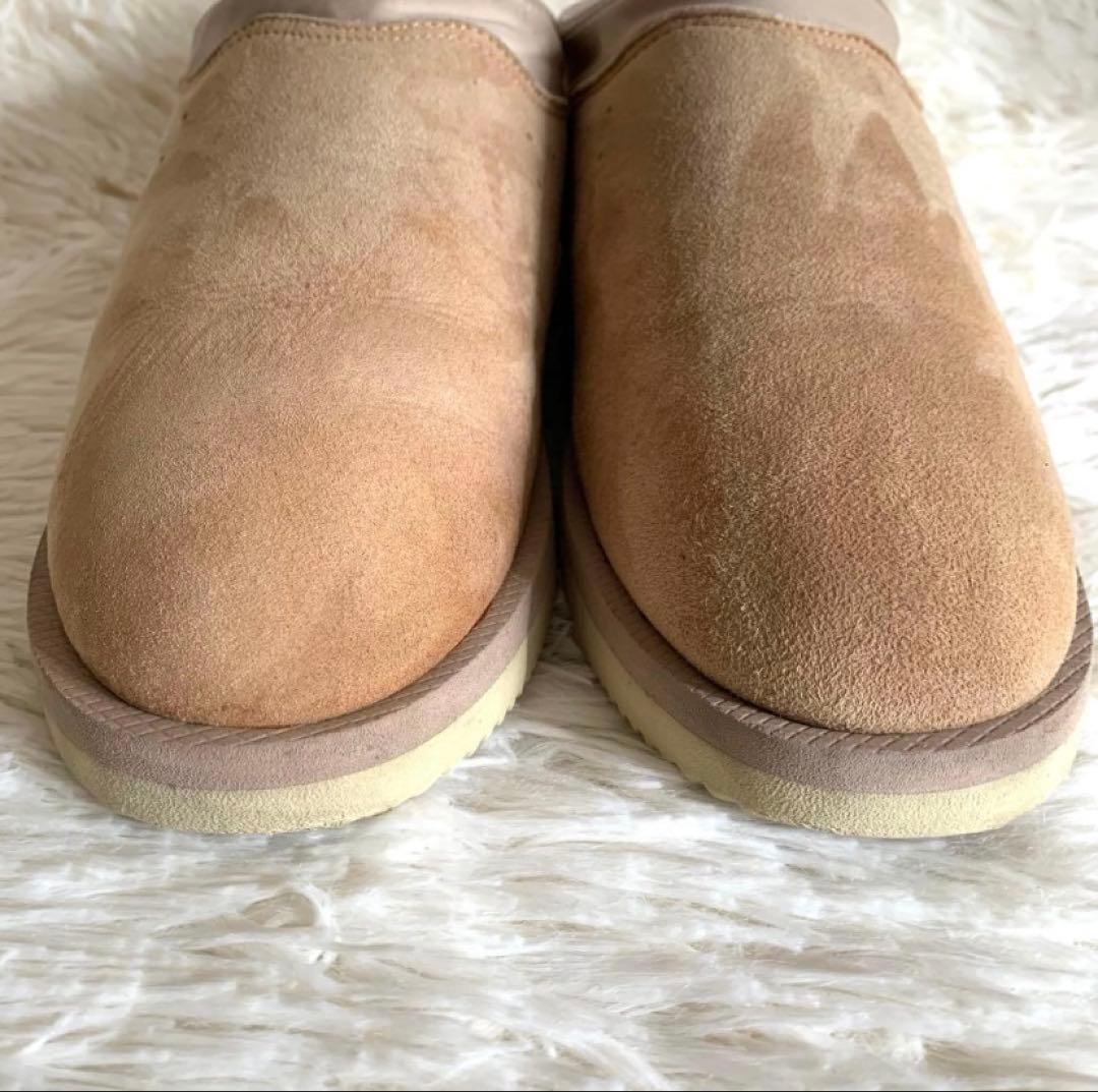 なおぼう様SUICOKEスイコック ムートン スリッポン サボ25cm