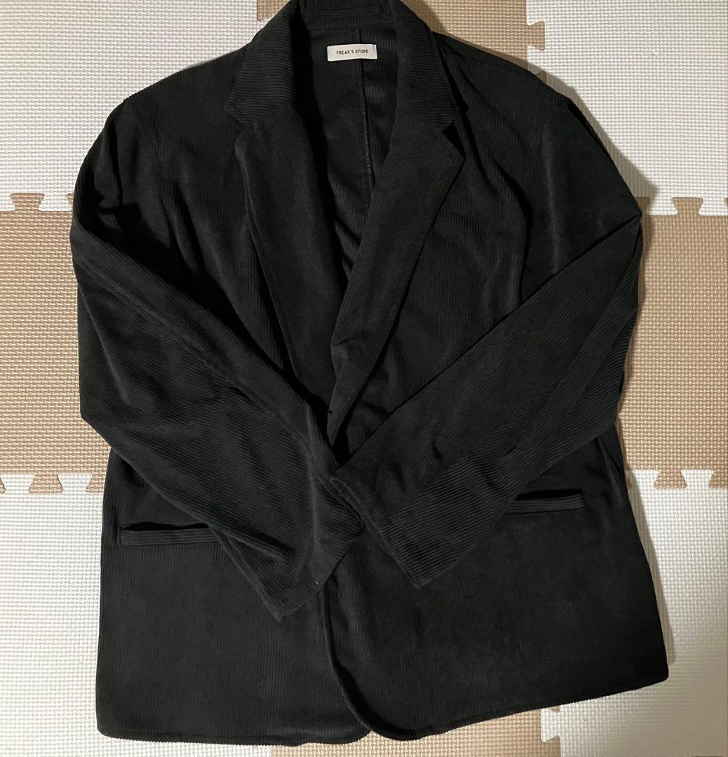 FREAK'S STORE チャコール テーラードジャケット＆パンツセット