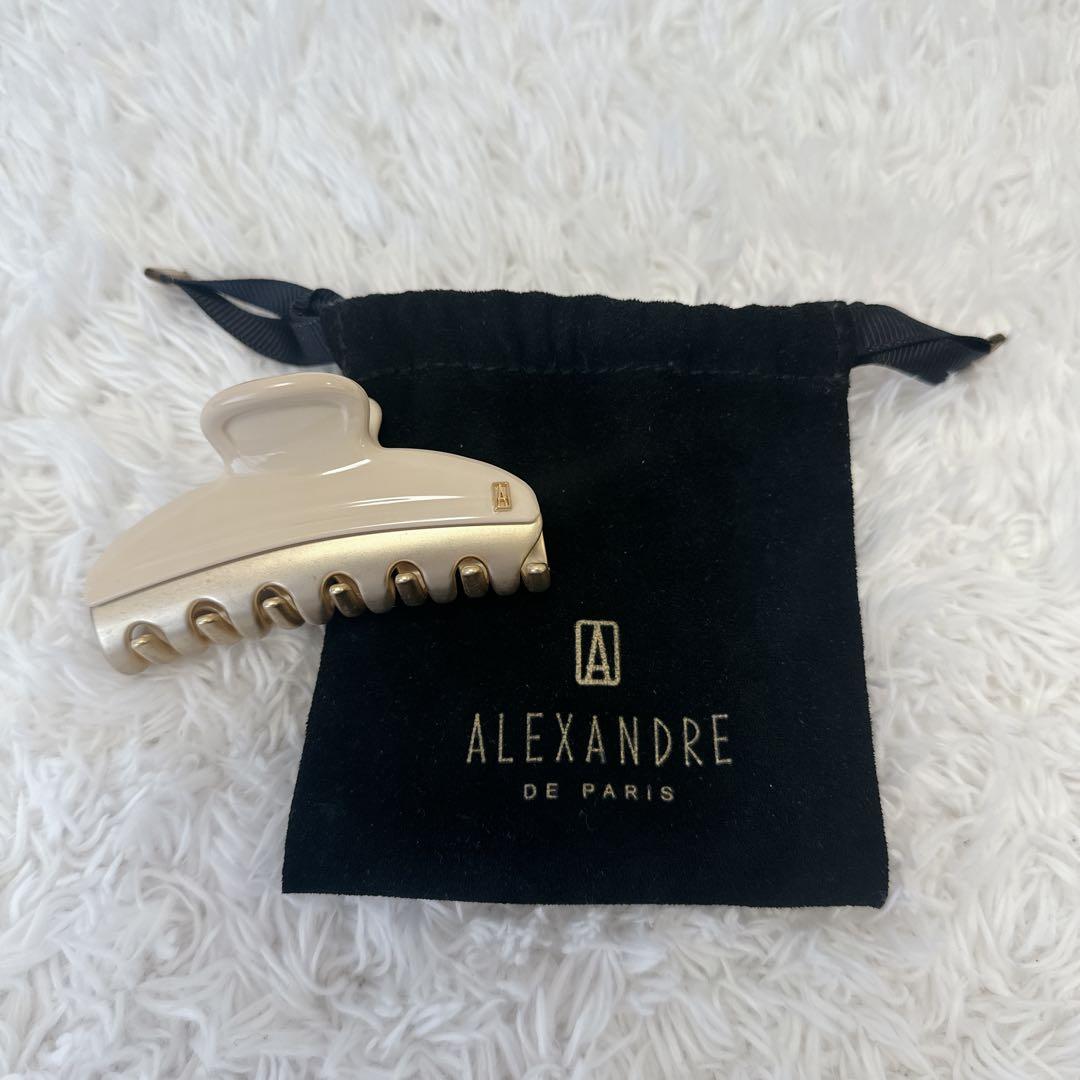 【美品】　アレクサンドル ドゥ パリ　クリップ　パステルイエロー
