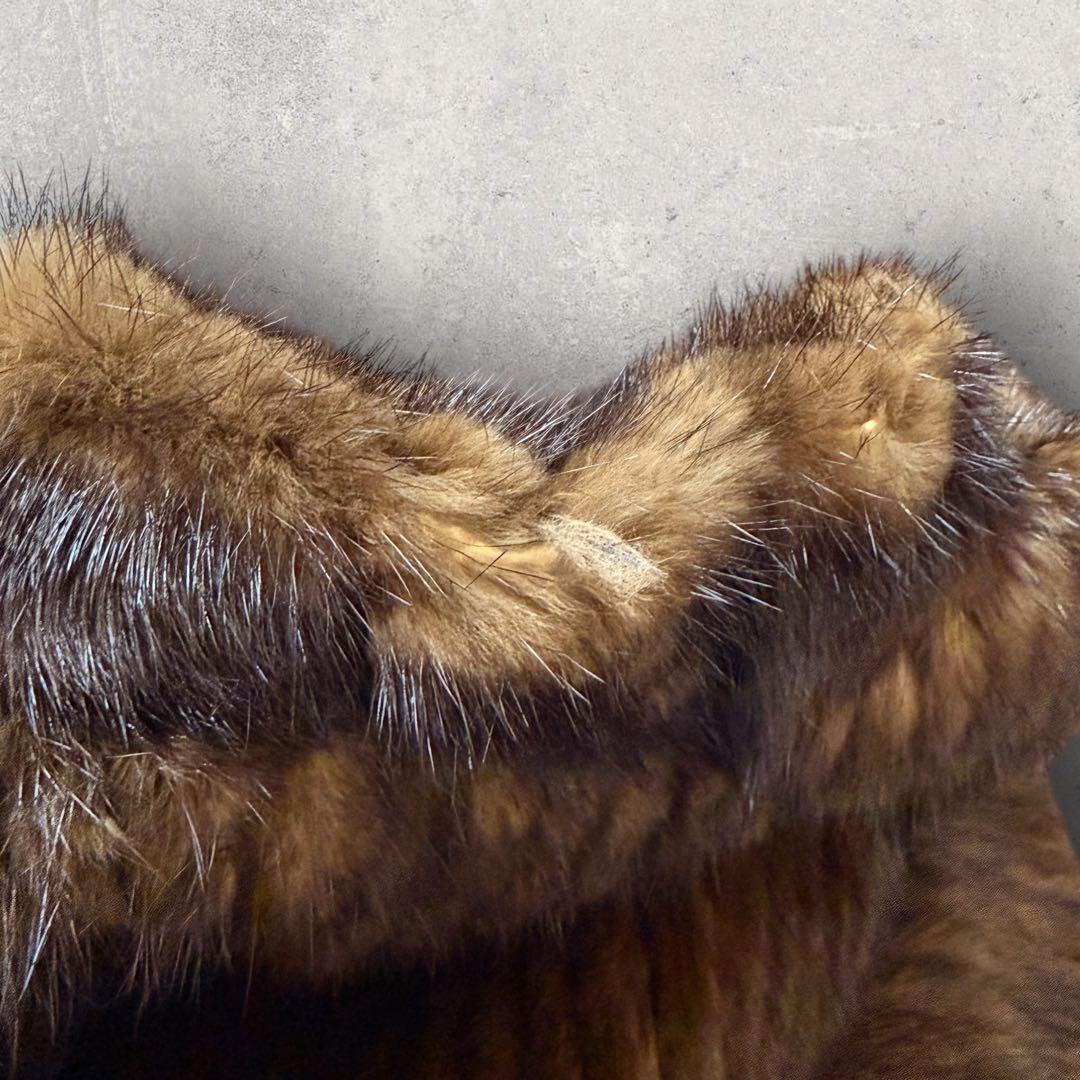 SAGA　MINK　サガミンク　銀タグ　毛皮　コート　S