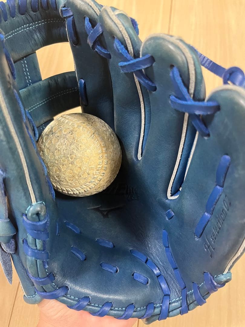 ミズノ グローブ Global Elite 青