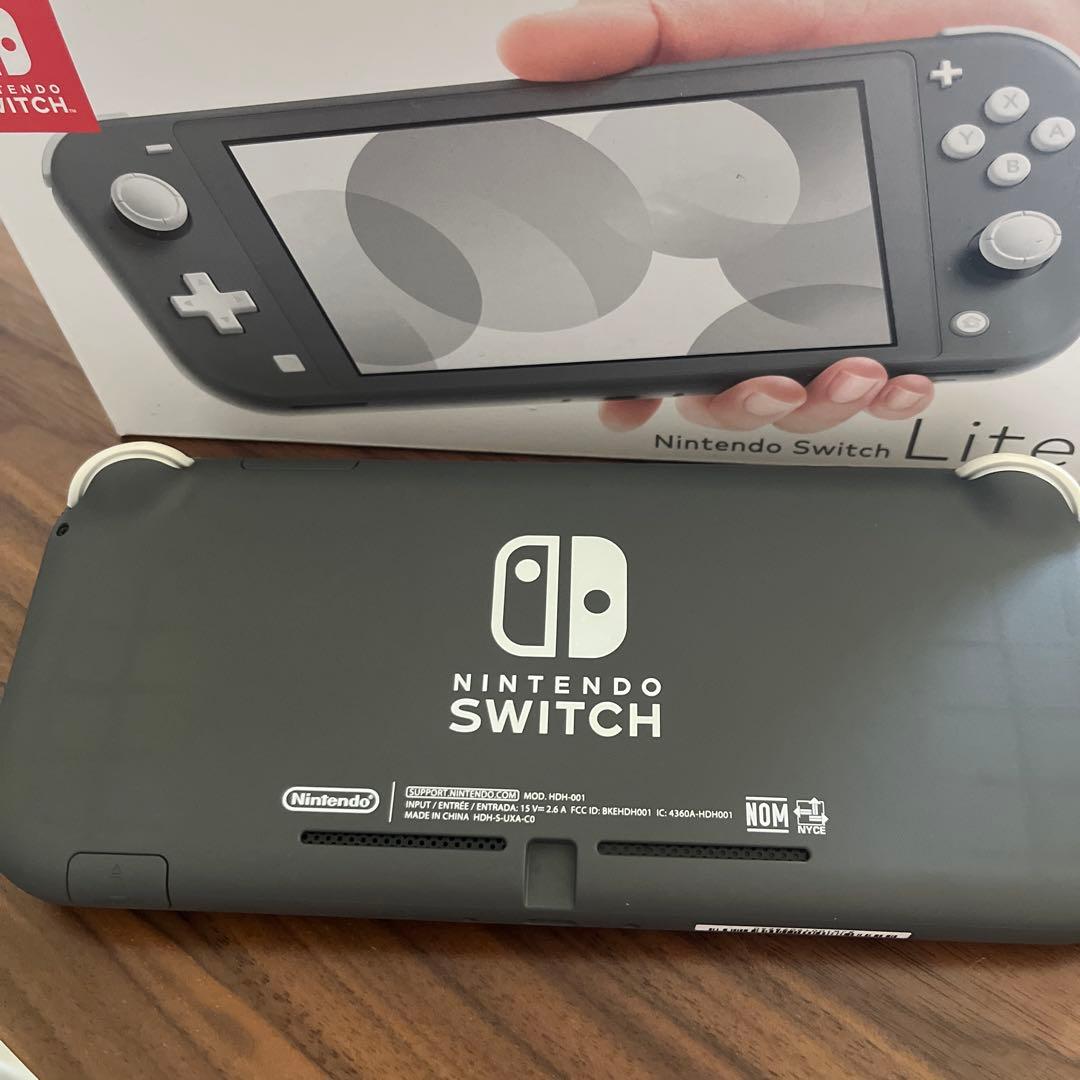 ほぼ未使用　Nintendo Switch Lite グレー 本体