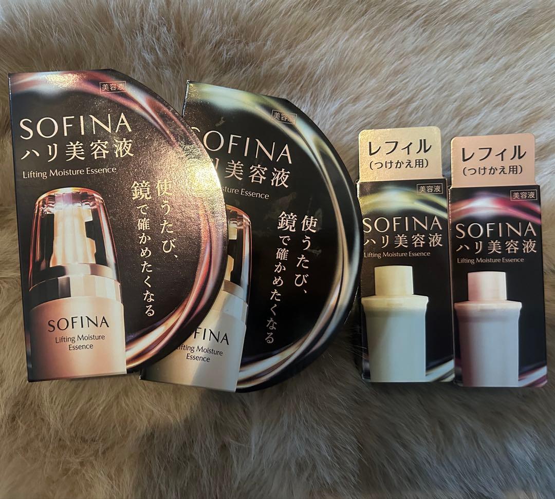 SOFINA ハリ美容液 モイストリフト美容液 本体×2　レフィル×2