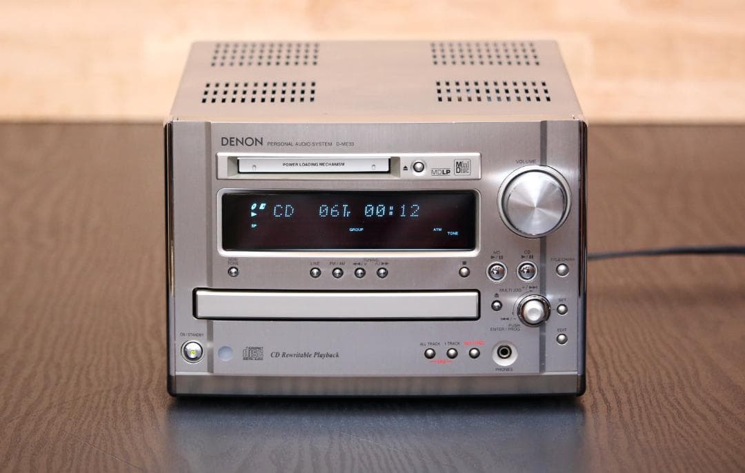 DENON D-ME33 CD/MD/TUNER/AMP　ミニコンポ 　美品