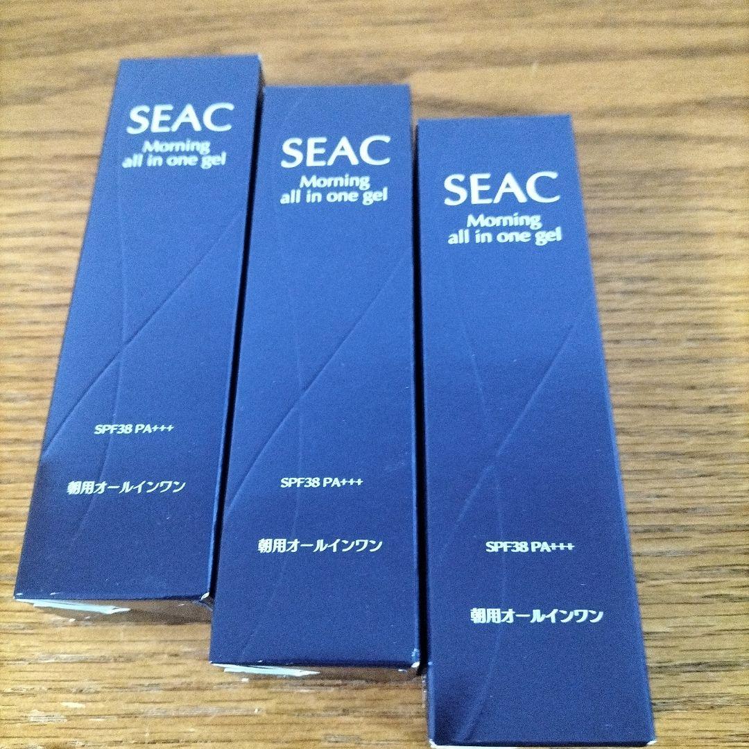 新品　SEAC Morning all in one gel 3個セット50g