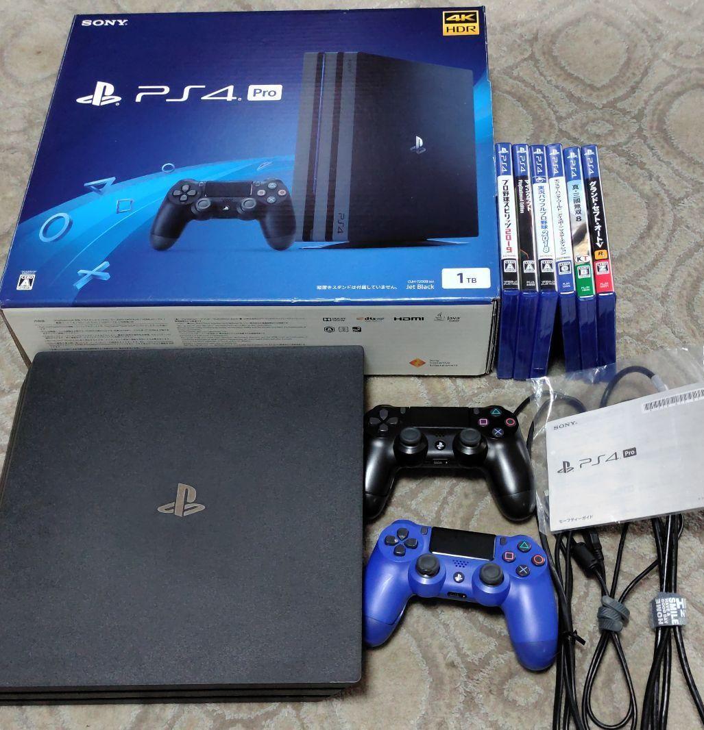 プレステ4Pro cuh-7200b  ソフト　カセット　セット★