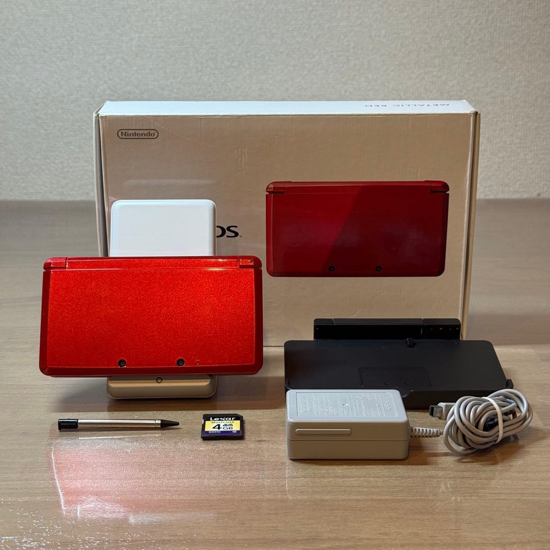 5-251 ニンテンドー3DS メタリックレッド 箱付き