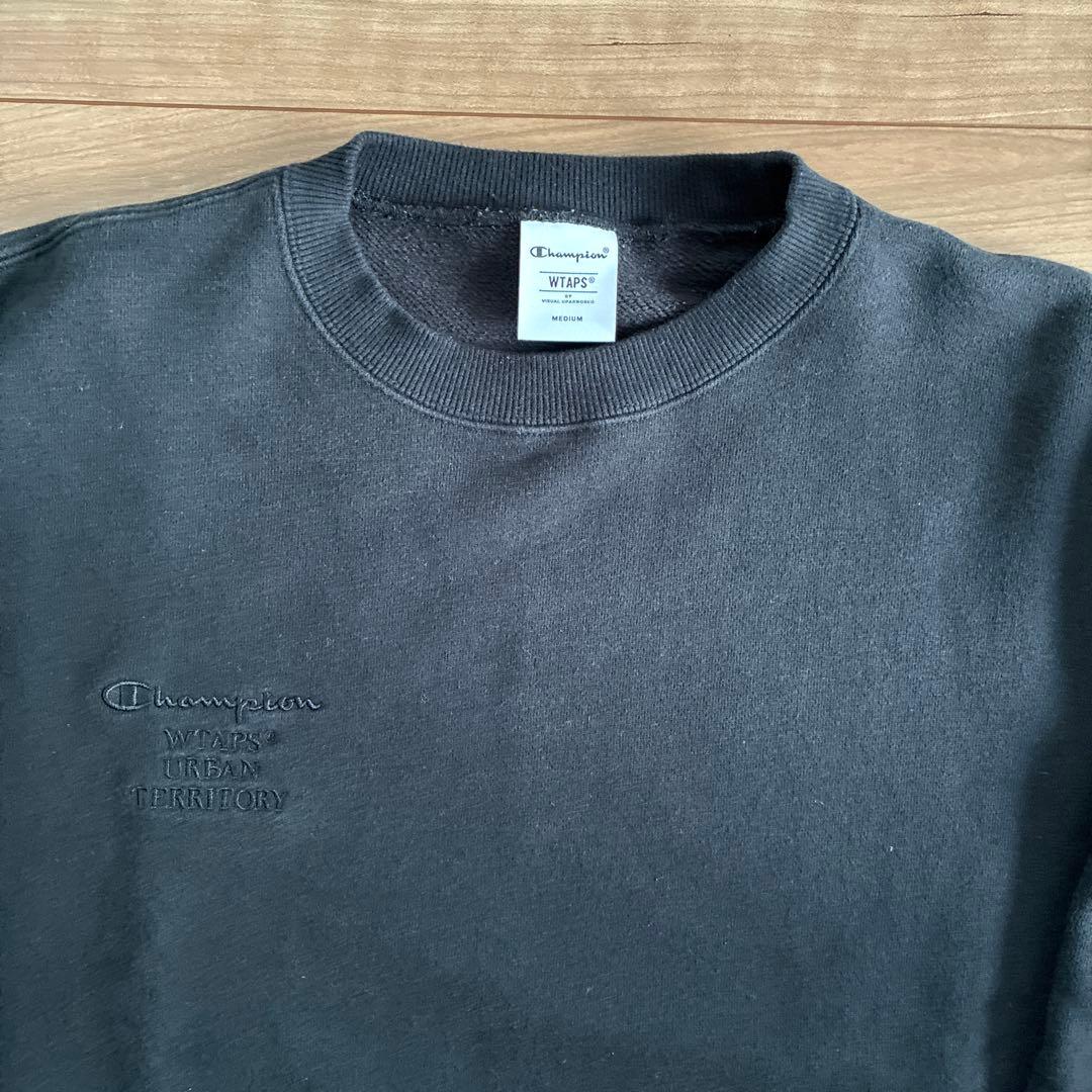 【美品・即完売品】WTAPS×Champion クルーネックスウェットシャツ