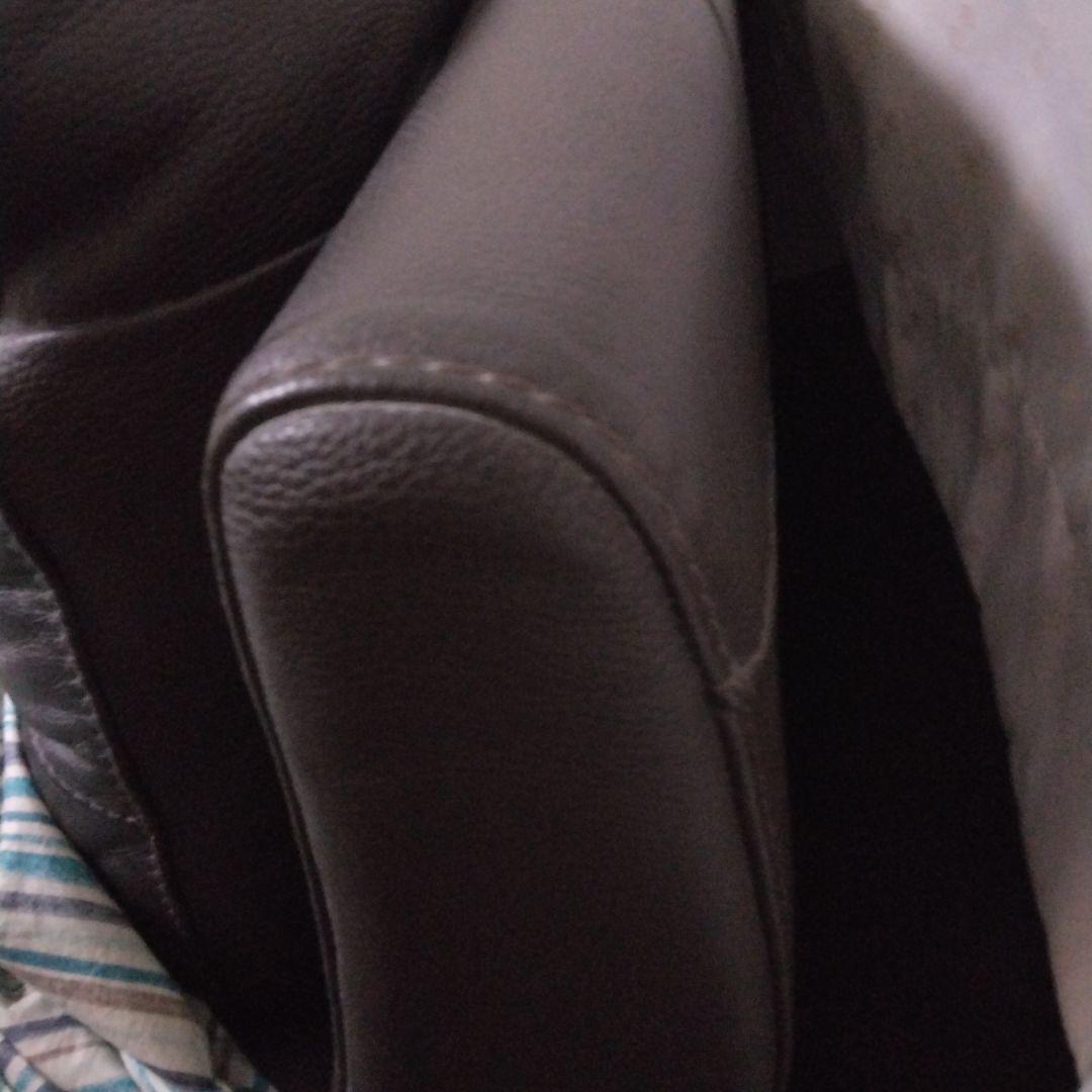 リクライニングレザーけソファー ブラウン