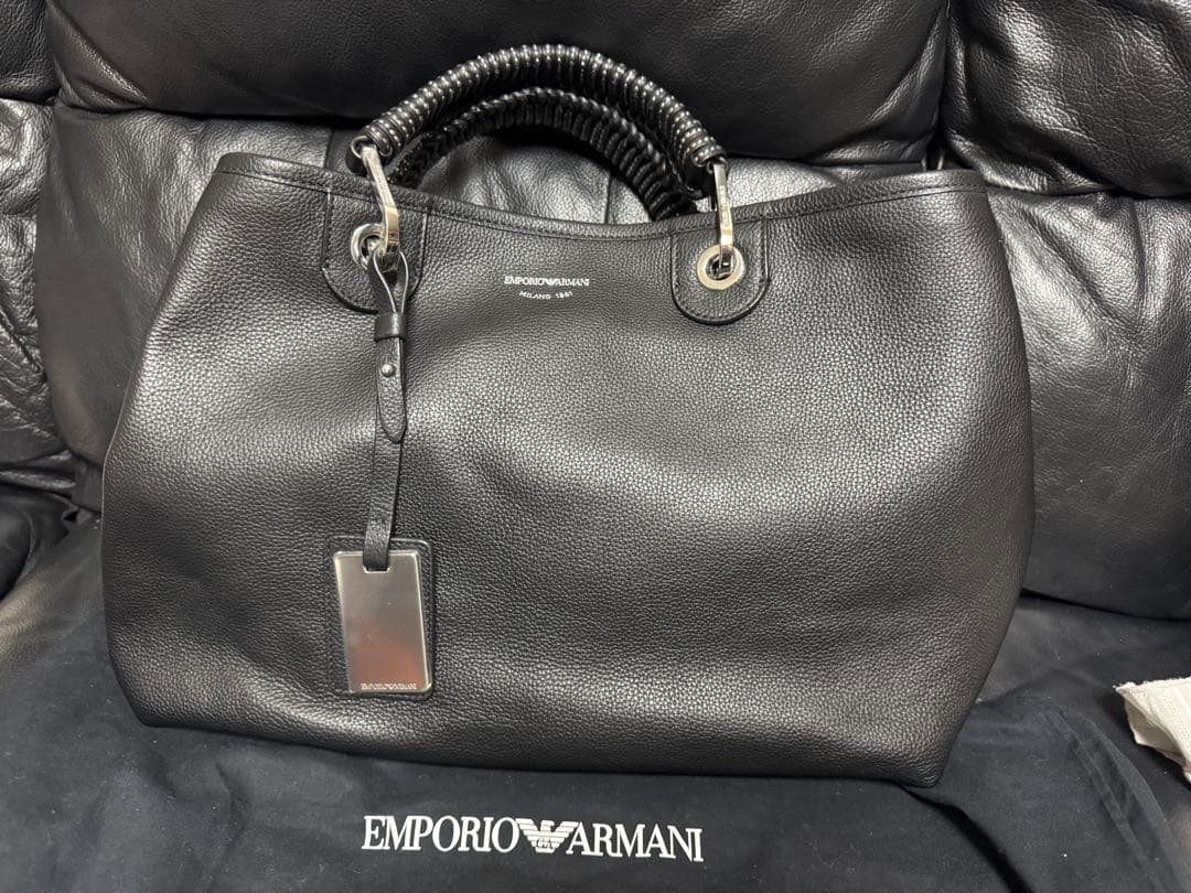 ロペ【フォロー割有り！^_^】エンポリオアルマーニ　レザートートバッグ美品