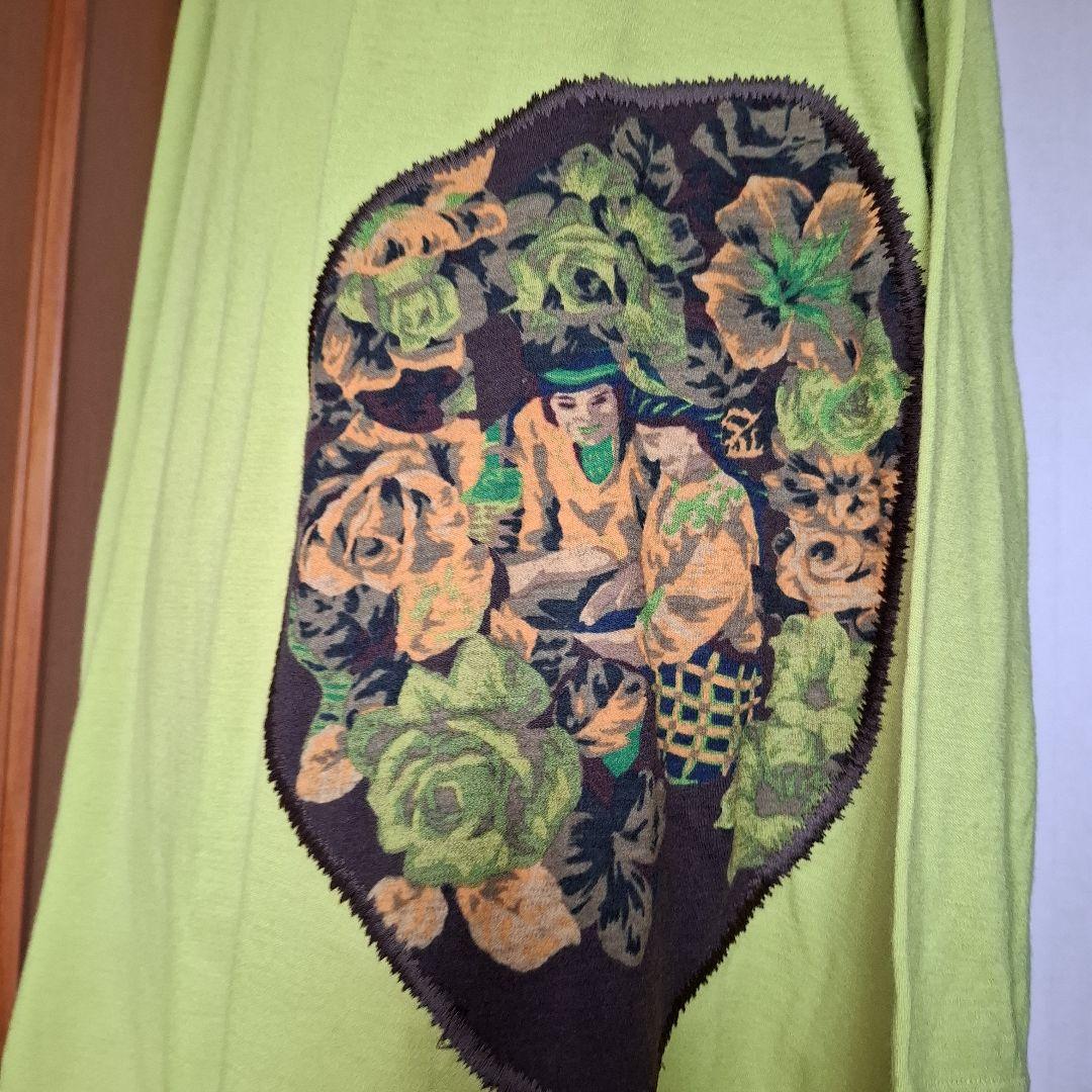 新品タグ付きTOKUKO1erVOL ライトグリーンAラインゆったりサイズ