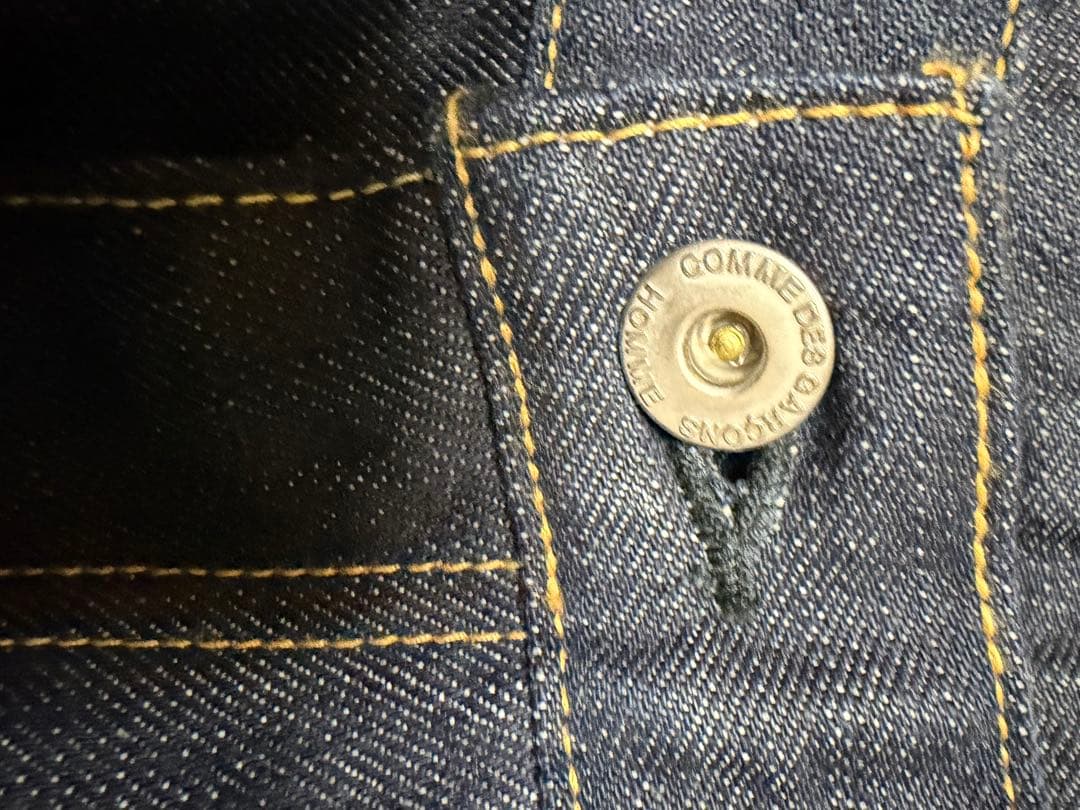 COMME desGARCONS HOMMEダークブルー ストレートデニム