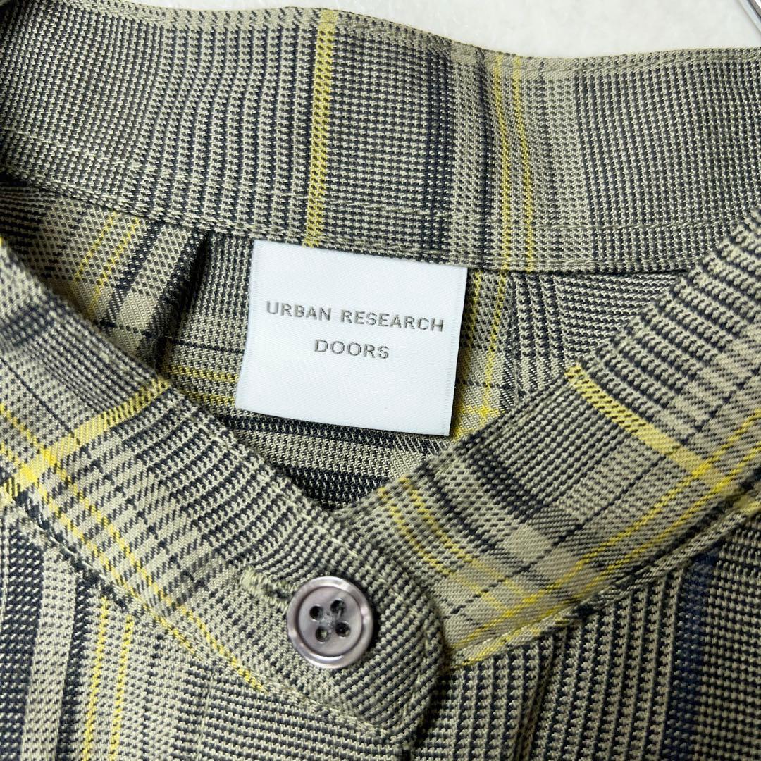 2点専用URBAN RESEARCH DOORS チェックシャツワンピース