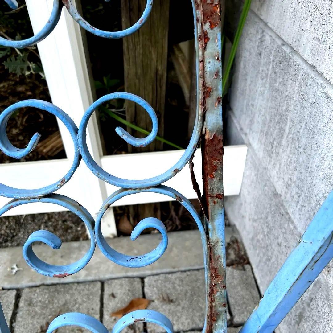 英国アンティークアイアンフェンス2枚セット