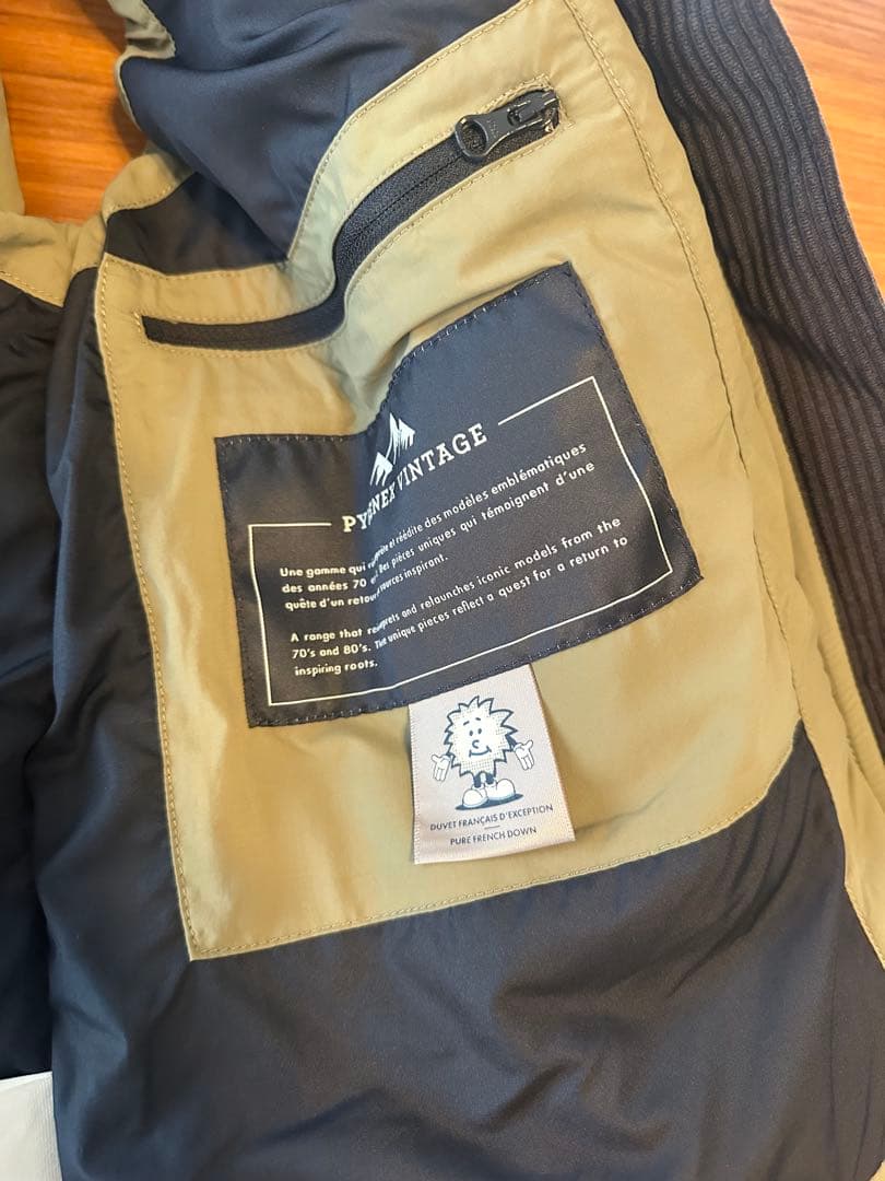 【新品未使用】ピレネックス レトロジョン ダウンベスト S