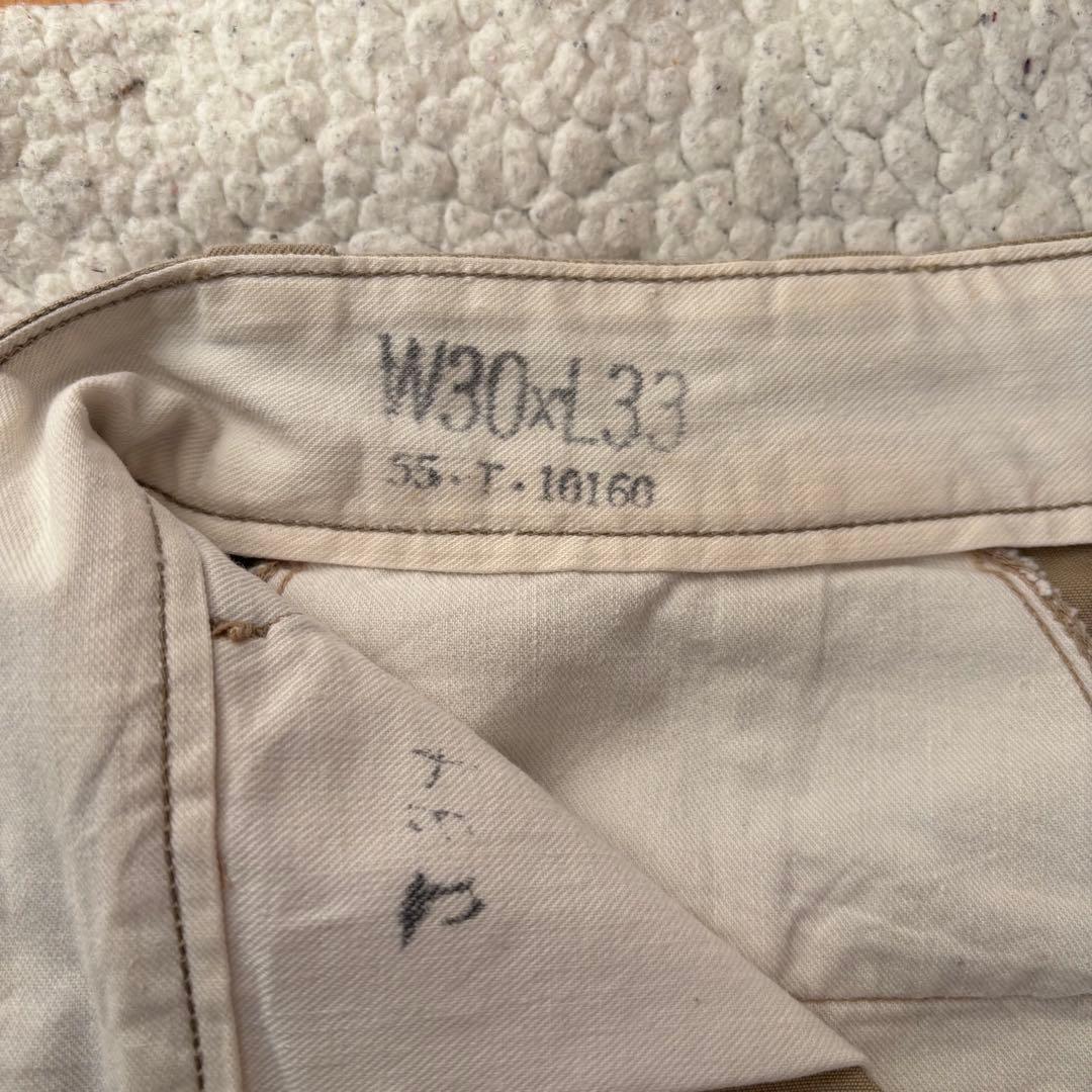 ビンテージ 50s US ARMY チノトラウザー チノパン オリジナル　M52