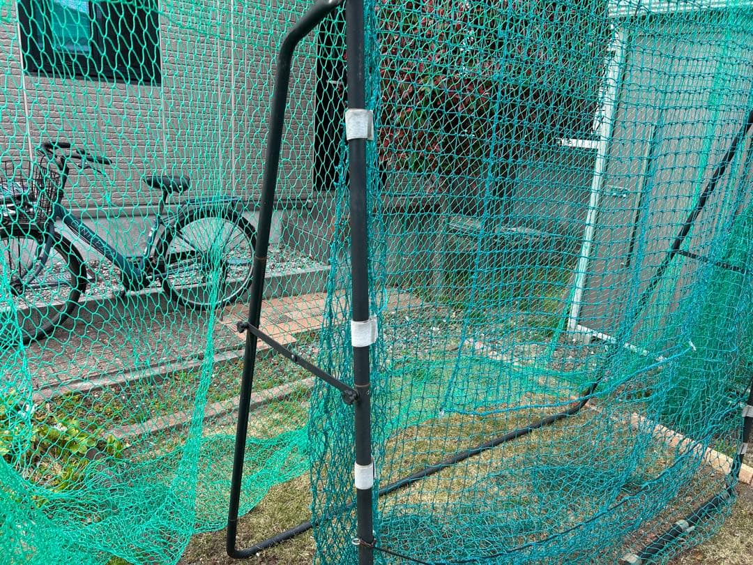 【自作バッティングケージ&硬式用バッティングネット】